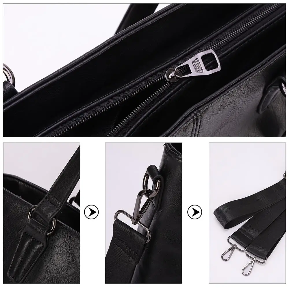 Модная мужская сумка повседневные и деловые сумки большой вместимости с