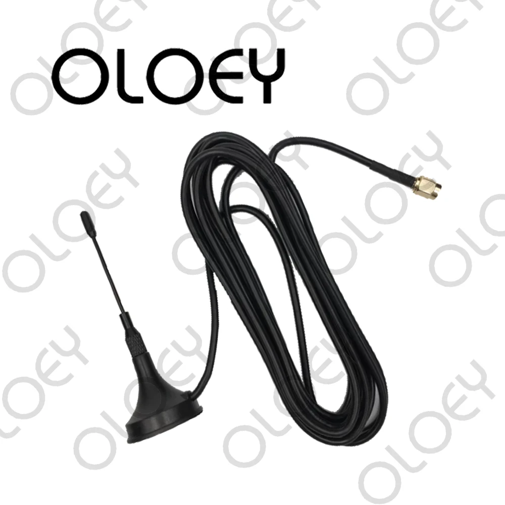 

OLOEY 3M LTE Antenna SMA Male Magnetic Base Suction Cup 10cm Antenna