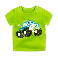 1 7y casual summer toddler baby boys girls cotton style short sleeve o neck pullover cartoon print t shirts jchao kids clothes