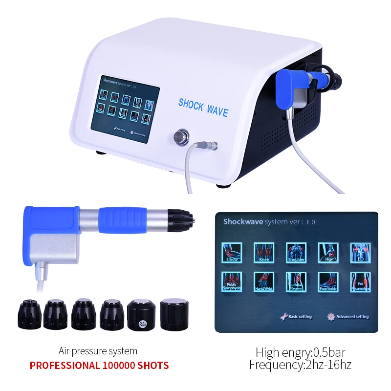 

CE Approval RSWT Pneumatic Shock Wave Therapy Pain Relief Arthritis Extracorporeal Pulse Activation ED Treatment Machine