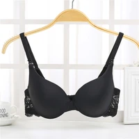 gathered lace sexy womens bralette top chest brassiere seamless push up bra comfortable female lingerie underwear 32 34 38