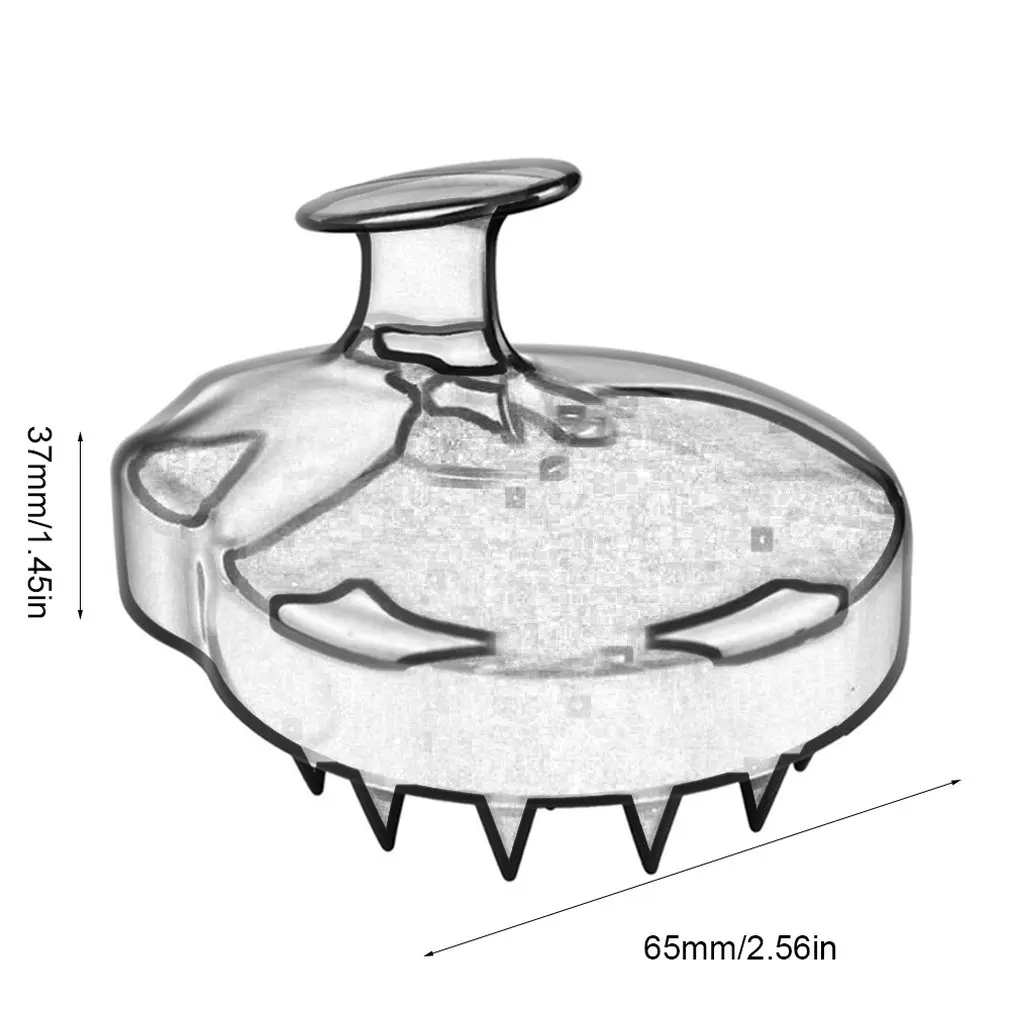 Портативная силиконовая расческа для массажа кожи головы|Расчески| |