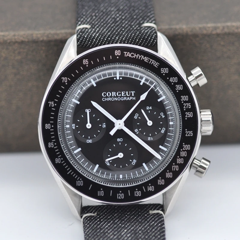 Часы мужские спортивные с хронографом 40 мм 24 часа|Кварцевые часы| |