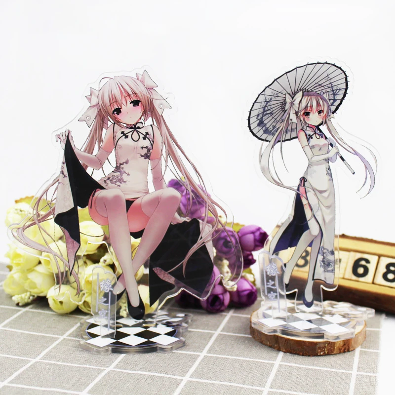Kawaii Yosuga No Sora Figure Acrylic Stands Toys Cute Anime Kasugano Haruka Yorihime Nao Migiwa Kazuha Room Decor Gift for Girls | Игрушки и