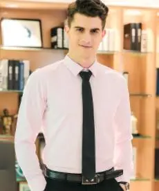 

2020 Men's and women's overalls shirts long sleeves tailored twill shirts professional business shirts