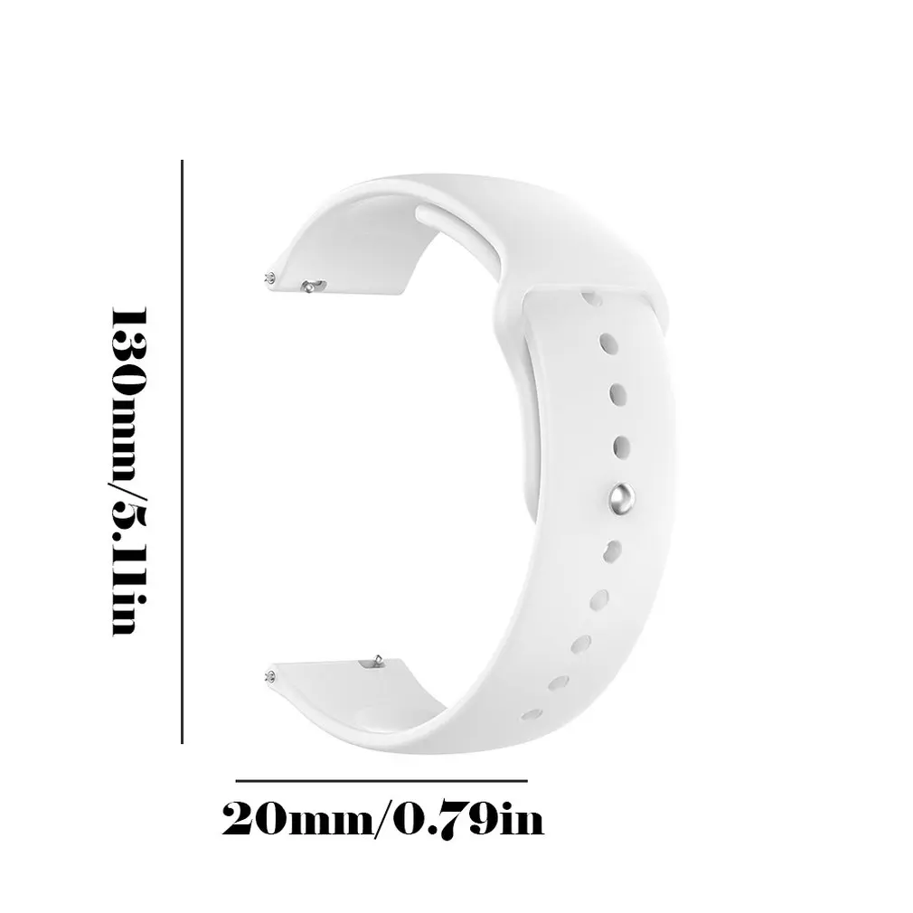 

Band for Samsung Galaxy watch 42mm SM-R815 Strap sports Style Motion Two-tone Silica Gel Tpu Ventilation Watchband Strap
