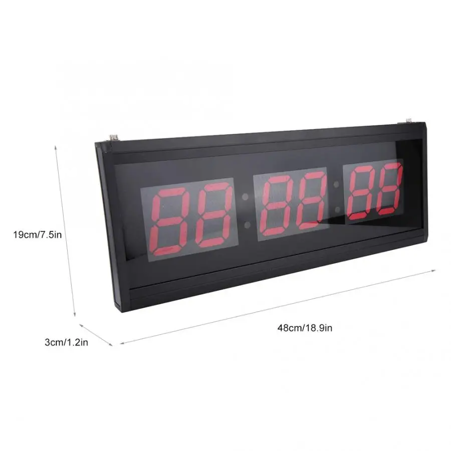 Электронные настенные часы светодиодный экран вилка европейского стандарта 110 240