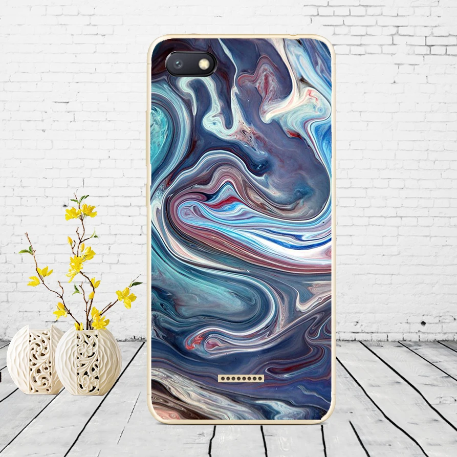 I53 Силиконовый чехол для xiaomi redmi 6a защитный чехол Мягкий ТПУ чехол для телефона Чехлы для xiaomi redmi 6A чехол бампер 6a Coque - Цвет: I53