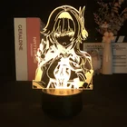Игровой ночник Genshin Impact Eula Компактный 3D ночник для спальни милый подарок на день рождения Светодиодная лампа манга Детский милый подарок