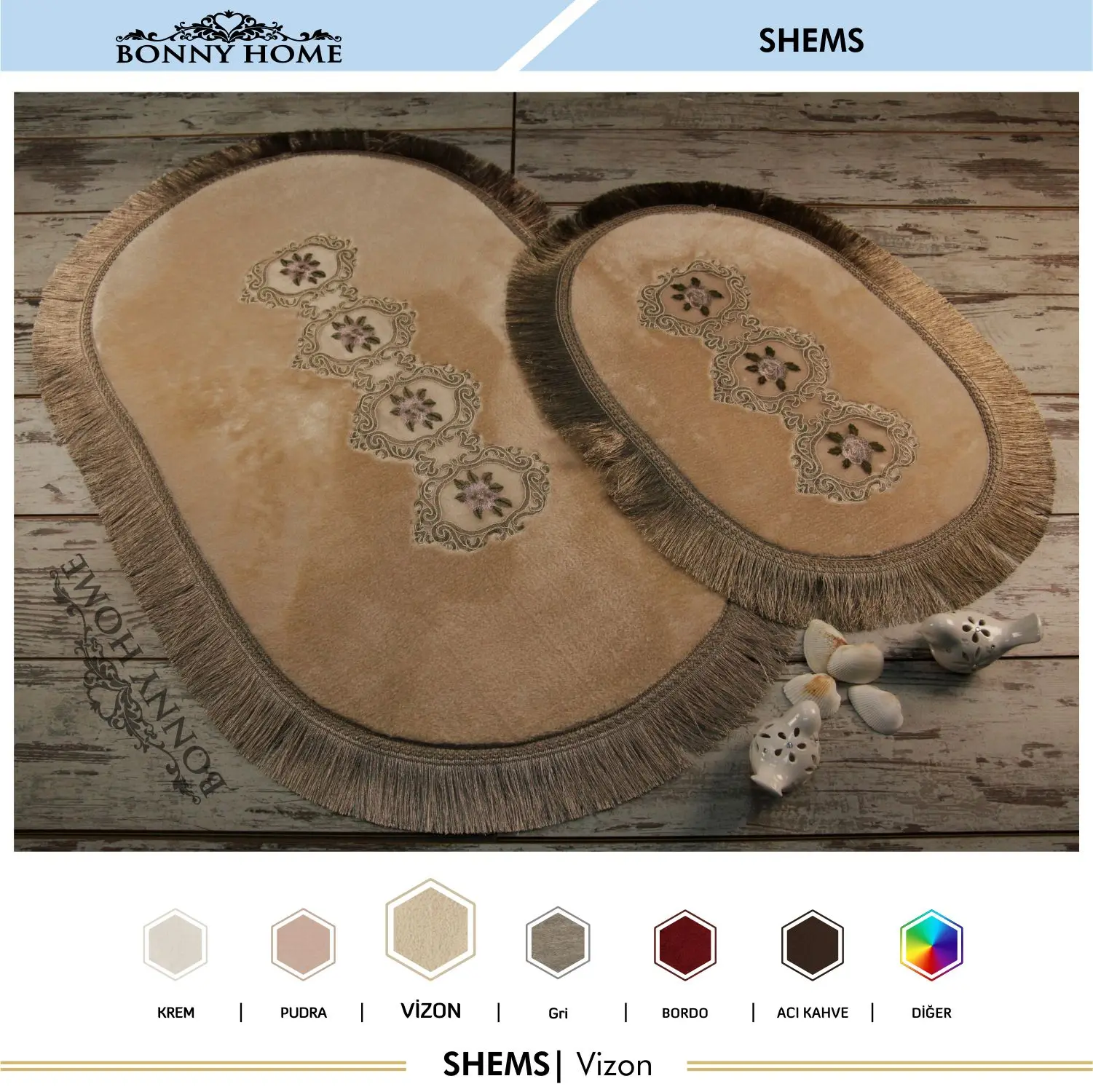 Economici Bonny Home Shems Tappeto Da Bagno Lavabile In Lavatrice A Base Di Cuoio Antiscivolo In Peluche Da 2 Pezzi