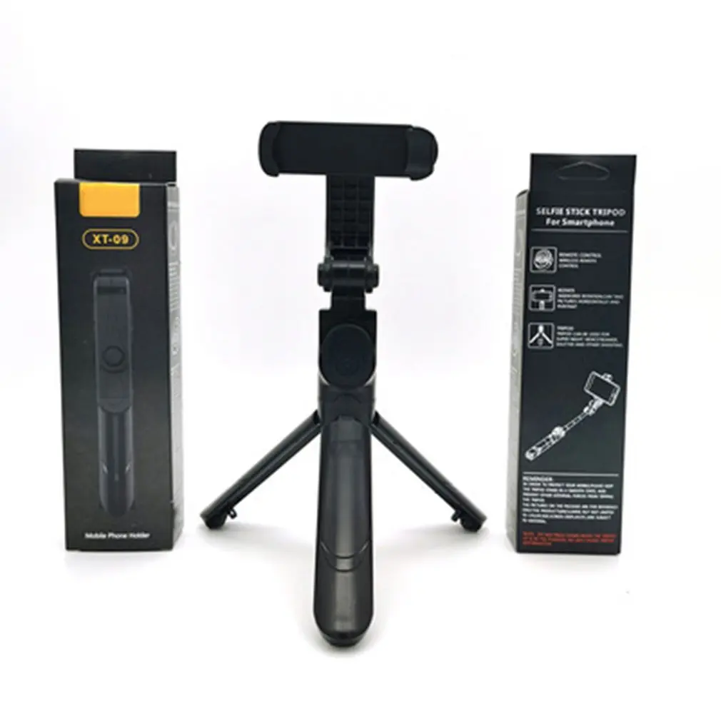 

2021 New Arrival Wireless Bluetooth Selfie Stick Foldable Mini Tripod With Fill Light Shutter Remote Control For IOS Android