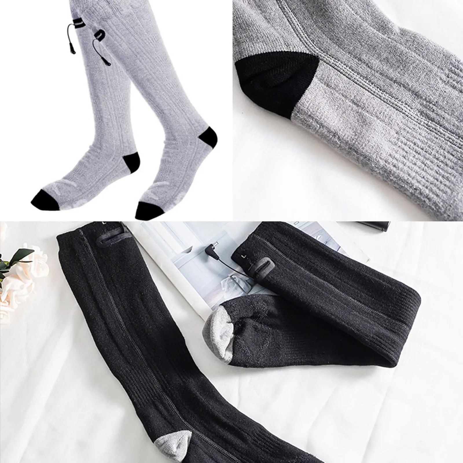 

Electric Heated Socks Skiing Heated Socks For Men Women Winter Warming Cycling Hiking Snowboard Socks New 2020 Home Outdoor Use