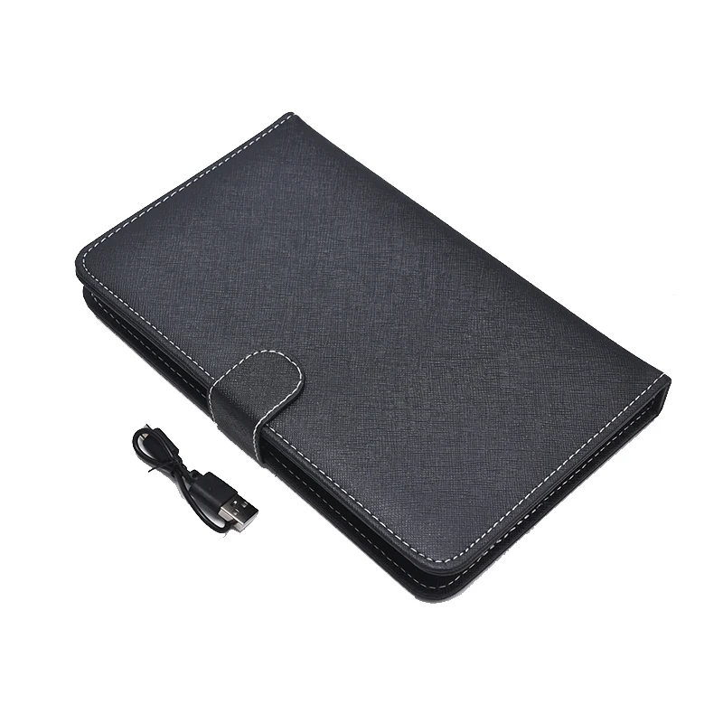 

Portable PU Leather Wireless Bluetooth Keyboard Case For Mobile Phone Tablet
