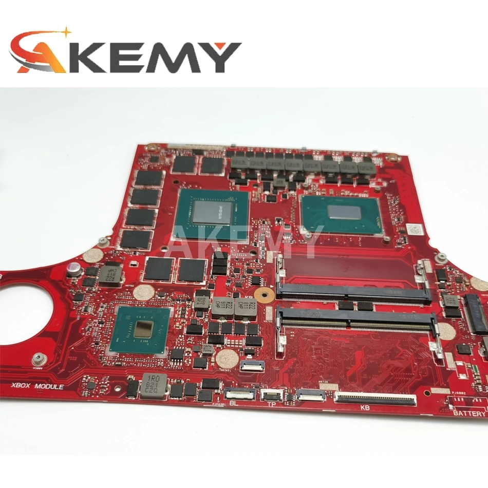 Bestellen Akemy GL703GS Laptop Motherboard Für ASUS ROG Strix NARBE GL703GS S7BS Original Mainboard HM370 I7-8750H GTX1060 3GB/6GB