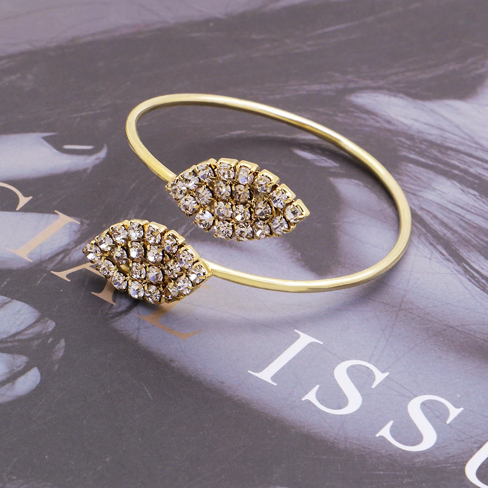 TAI Top 6 шт страз в форме листика кольцо для салфеток свадебный банкет ужин