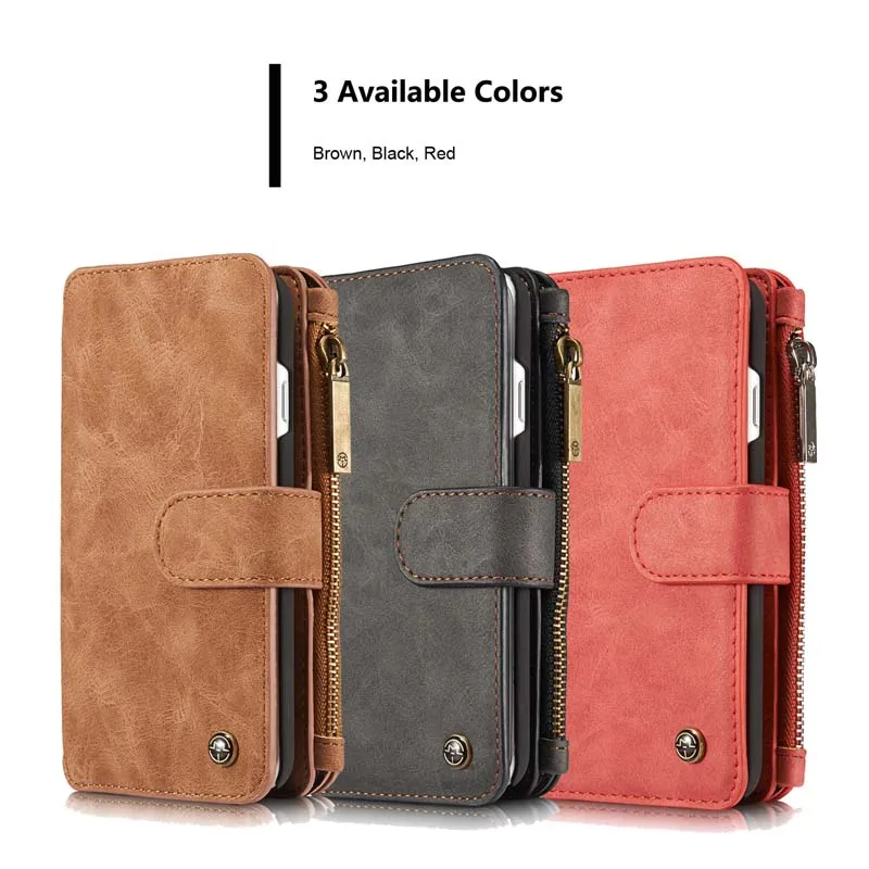 

For iPhone SE 2020 Wallet Case Caseme Vintage Leather Flip Book Style Mobile Phone Bag For iPhone se 2 Coque Brown