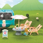 Лес Семья Кукольный дом аксессуары детские игрушки кукольный домик мебель имитация пищи миниатюрные 112 стулья миниатюрные подарки