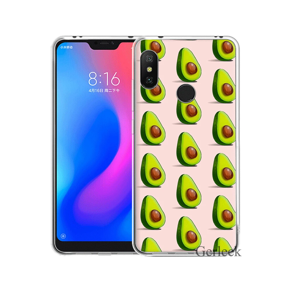 Мобильный чехол для телефона Redmi K20 7A GO S2 4X 4A 5A 6A Note 7 Pro жесткий с милым авокадо