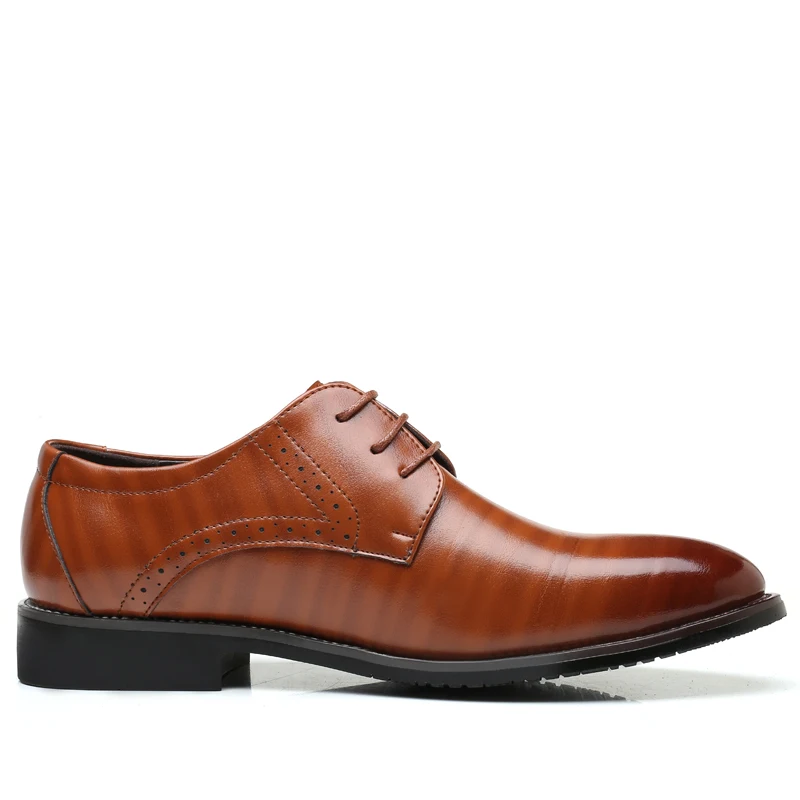 NXY Mens Casual Oxford Shoes PU Leather Man Business for Wedding Party Brand Handmade Flats Morden Gentleman Footwear | Обувь