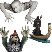 halloween decoration haunted house props supplies home halloween horror creepy corpse crawling zombie garden statue