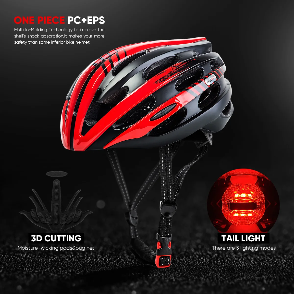 

Bicycle Helmet Men Women MTB Road Cycling Helmets Ultralight Integrally-molded EPS+PC Bike Helmet Equipment Capacete Ciclismo