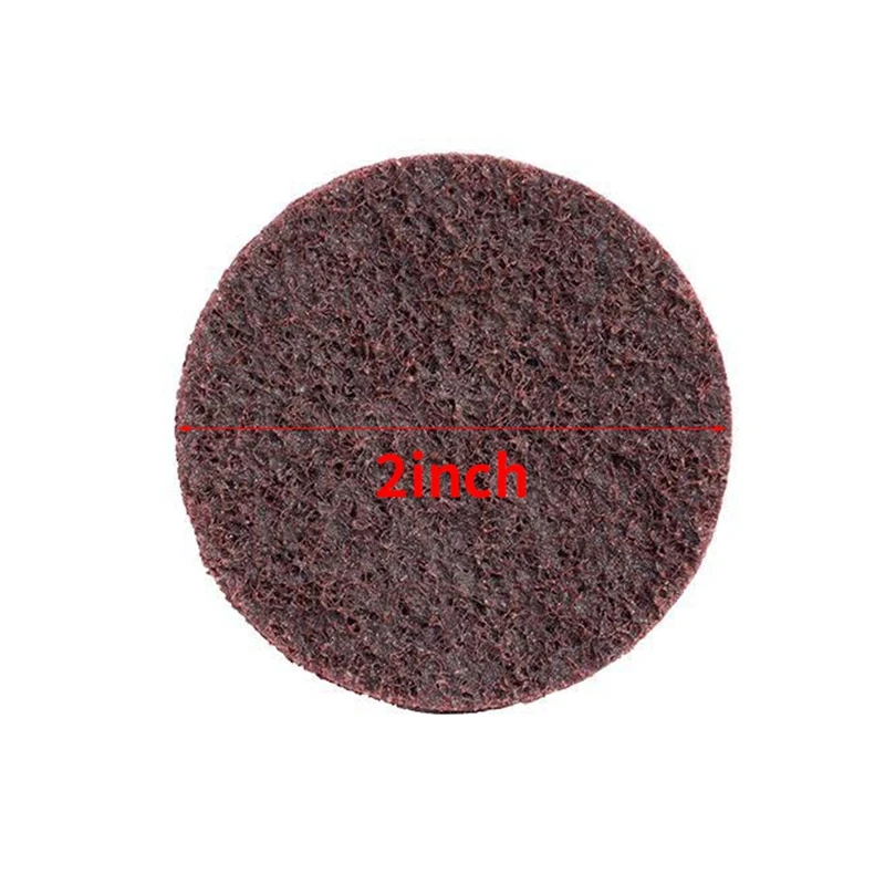 

Hot 25Pcs 2inch Roloc Quick Change Discs Sanding Disc with 1/4inch Holder for Die Grinder Accessories