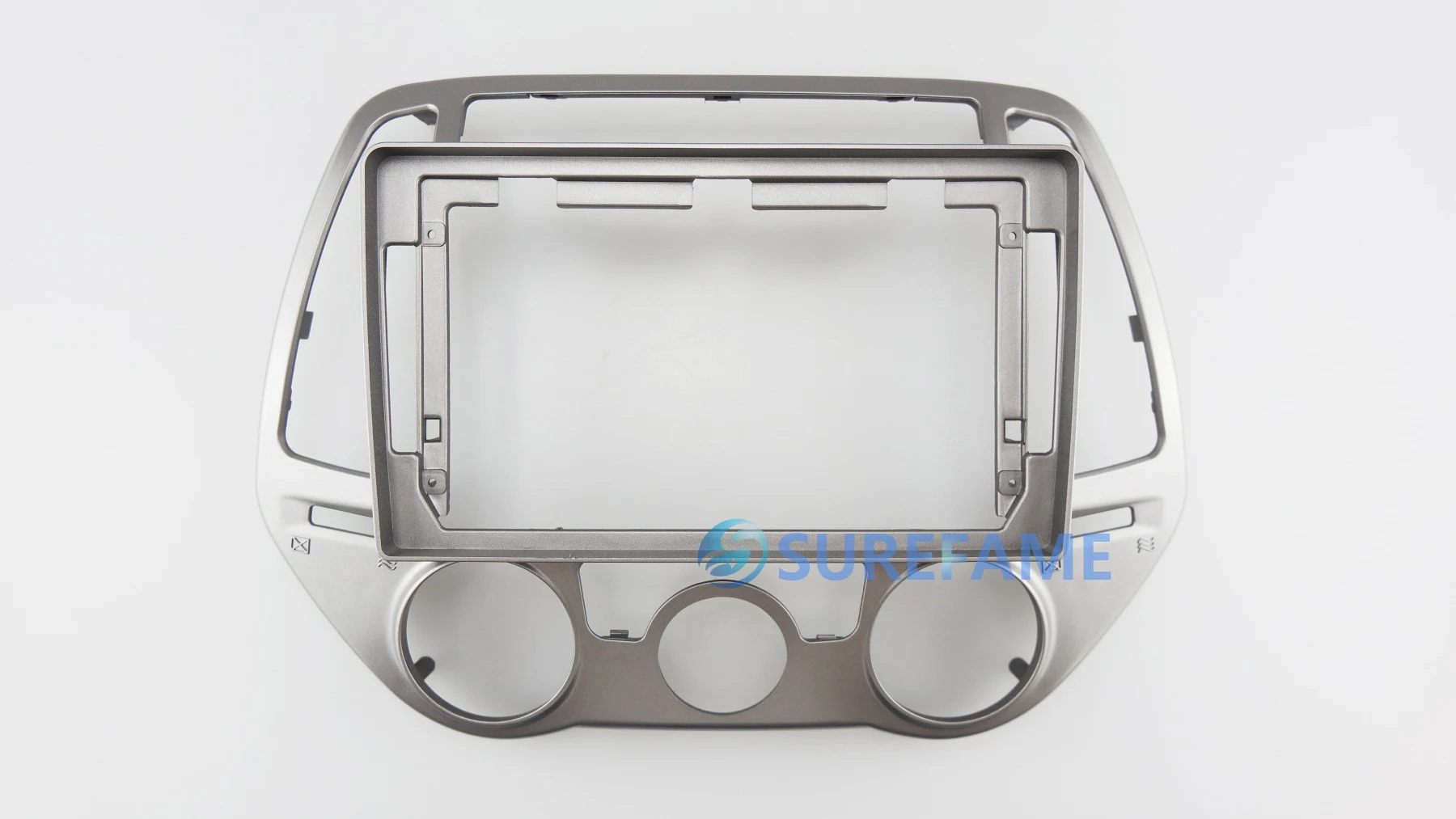 9 inch Car Fascia Radio Panel for 2012-2014 HYUNDAI i20 i-20 (Manual A/C) Dash Kit Install Facia Console Bezel 9inch Trim Plate |