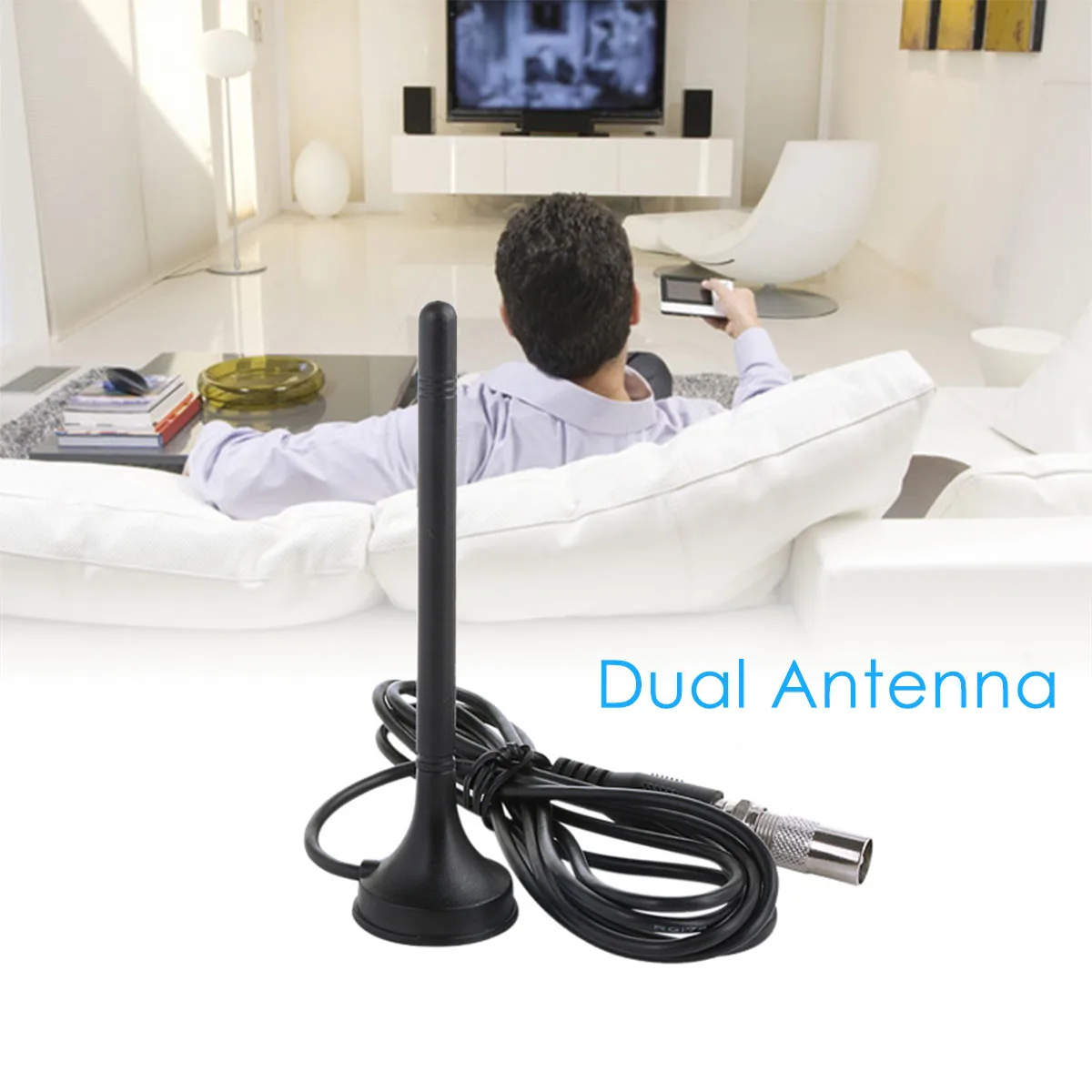 30dBi в помещении HD цифровая DVB T/FM Freeview ТВ антенна магнитное основание DTA180 для