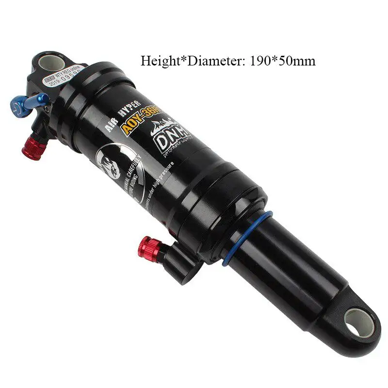 DNM AOY-36RC MTB велосипеда мягкие из шифона и удлиненным шлейфом воздуха задний амортизатор/подвеска 165/190/200 мм Аксессуары для велосипеда для AM/XC горный велосипед - Цвет: Белый
