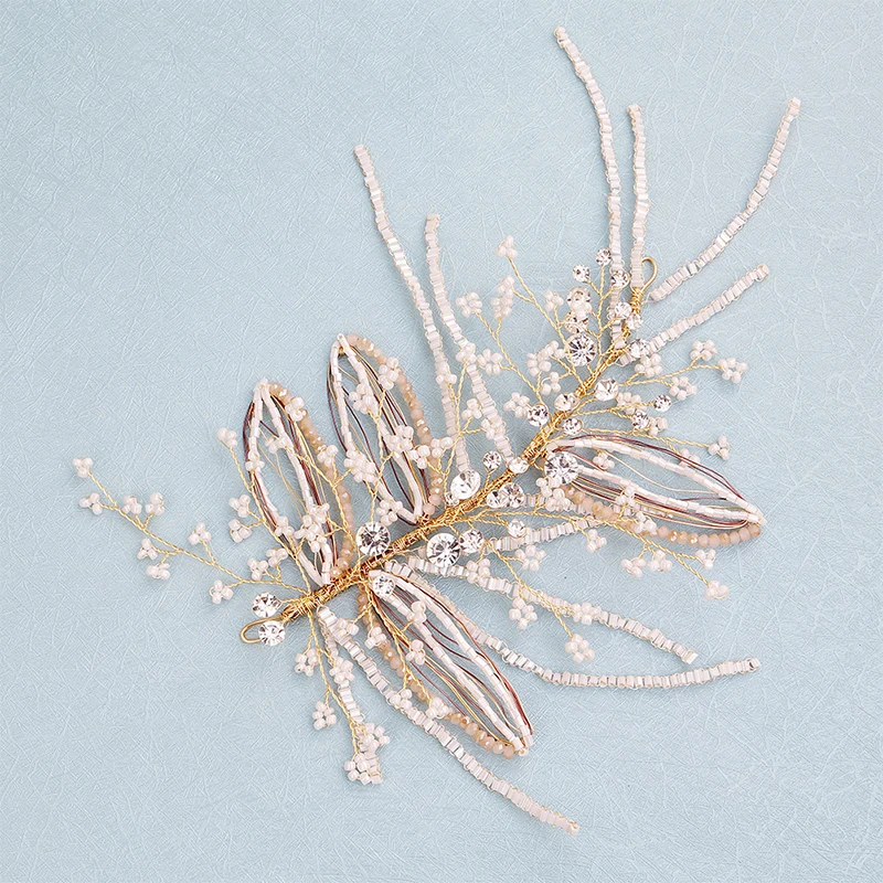 Miallo 2019 новейшие маленькие цветы заколки для волос Свадебные украшения Стразы