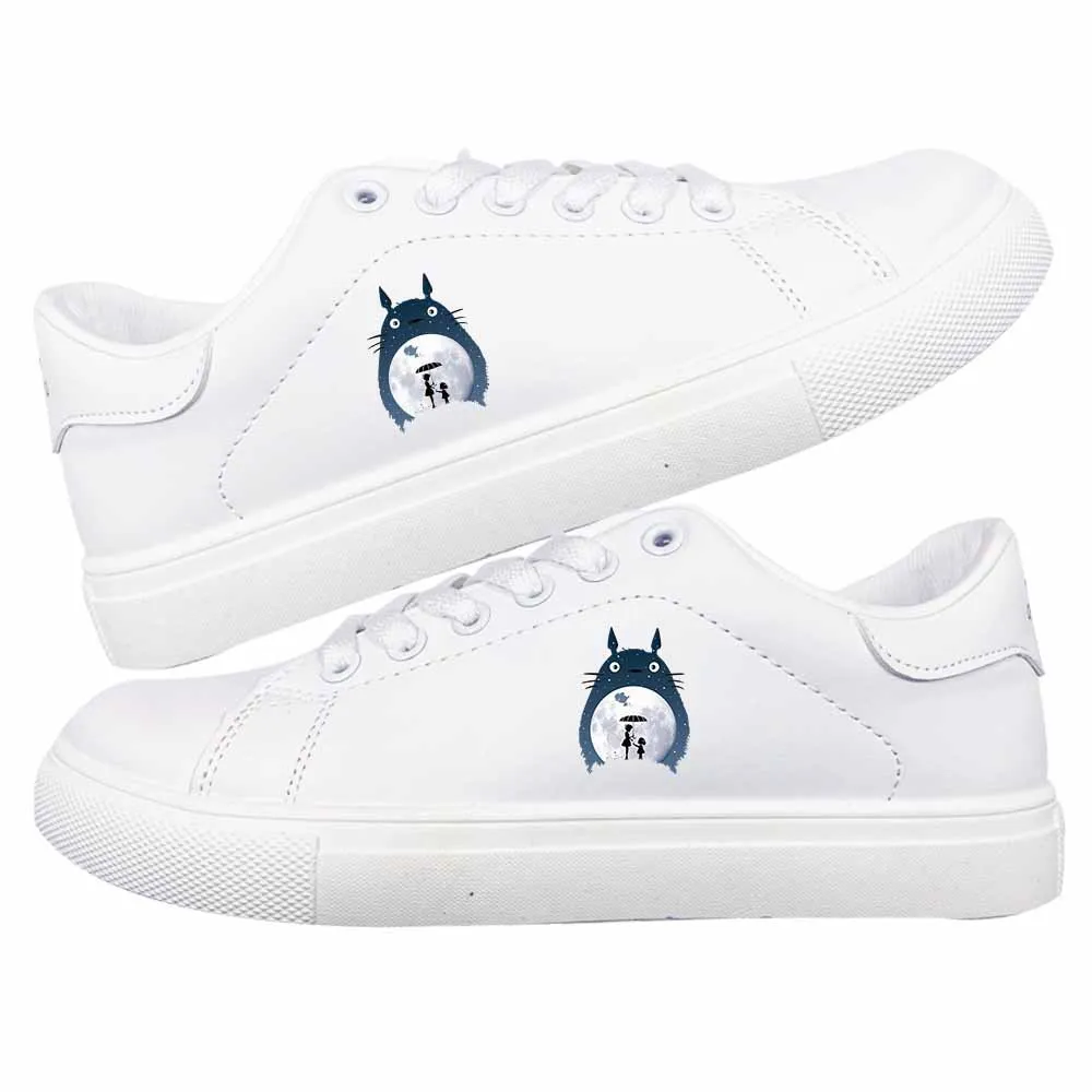 

Светящиеся низкие повседневные туфли унисекс Tonari no Totoro, обувь на плоской подошве, кроссовки