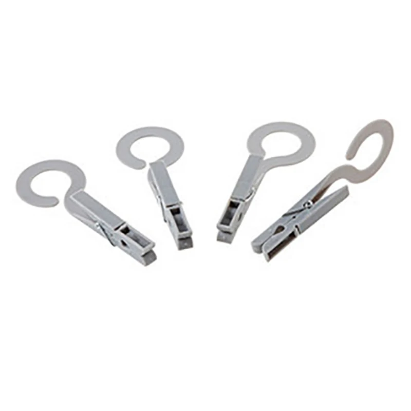 4 шт./компл. вешалка для белья сушилка складная ванная комната дорожная 6 зажимов