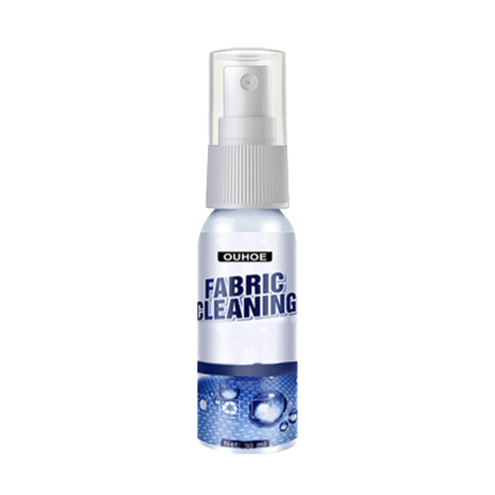 

Car Interior Fabric Cleaning Agent 30ml Multi Purpose Cleaning Agent Spray Car Seat Leather Blanket Cleaner Car Replacement Part