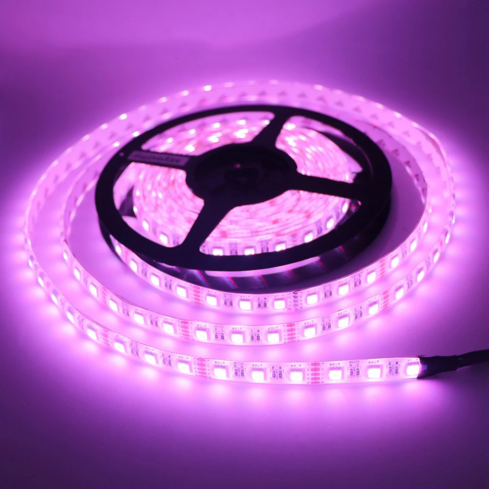 SZYOUMY 24V 12V RGB + белая 300LED полоса 5050 Гибкая Светодиодная лампа RGW RGBWW 4 цвета в 1