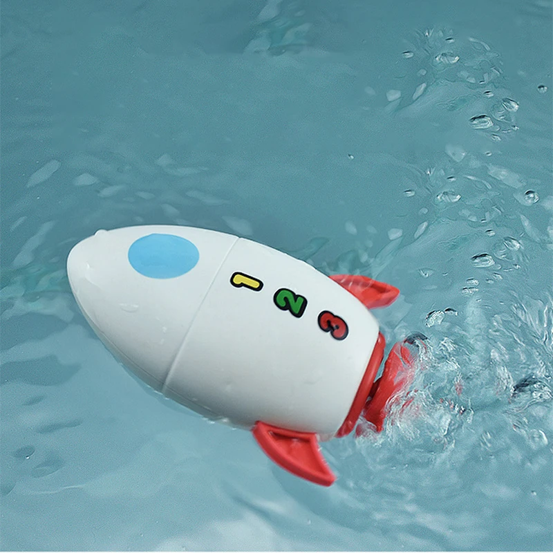 Children's Toys for Babies From 0 12 Months Duck Baby Bathtubs Swimming Pool Infant Rocket Toy Water Games Penguin Bath Kids Fun