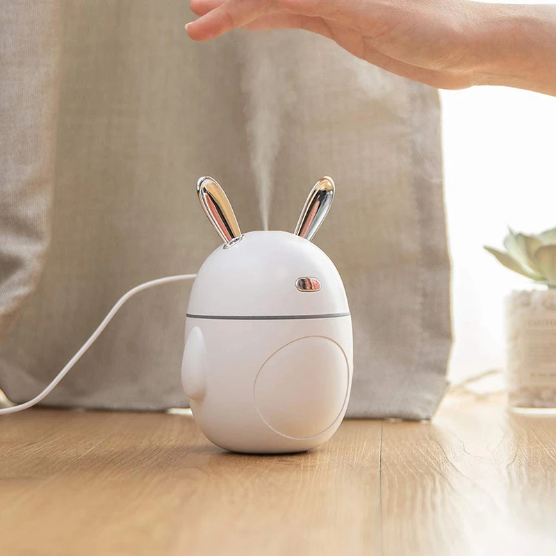 Rabbit Air Humidifier USB Cool Mist Portable with LED Fogger Maker Aromatherapy | Инструменты