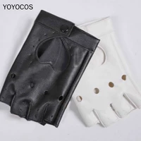 yoyocos danganronpa game monokuma headmaster glove black white cosplay gloves halloween cosplay accessories