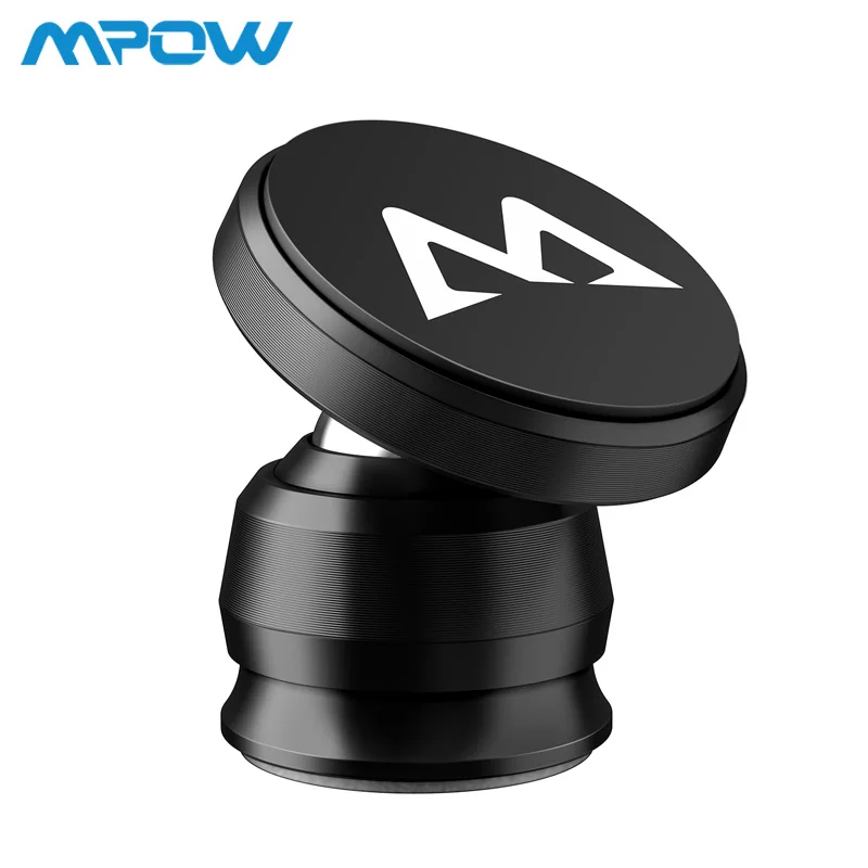 Black Mpow CA067 магнитный автомобильный держатель для телефона, функциональный мини-держатель, gps подставка для ключей, универсальная подставка для настольного автомобиля, настенные устройства под 300 г - Цвет: Black