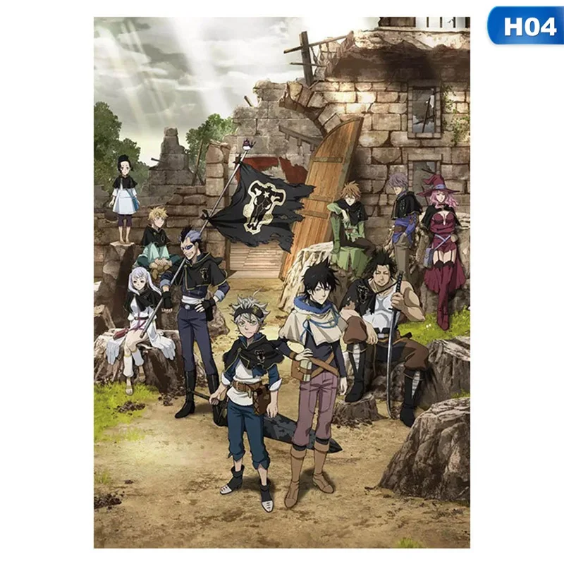 Популярный Редкий черный клевер искусство на стене домашняя декоративная