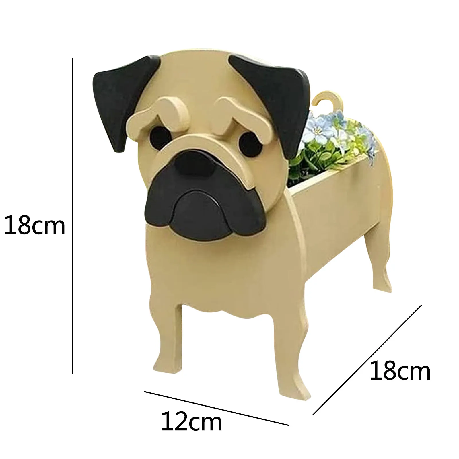 Растительный горшок для собак в форме животного мультяшный суккулентов