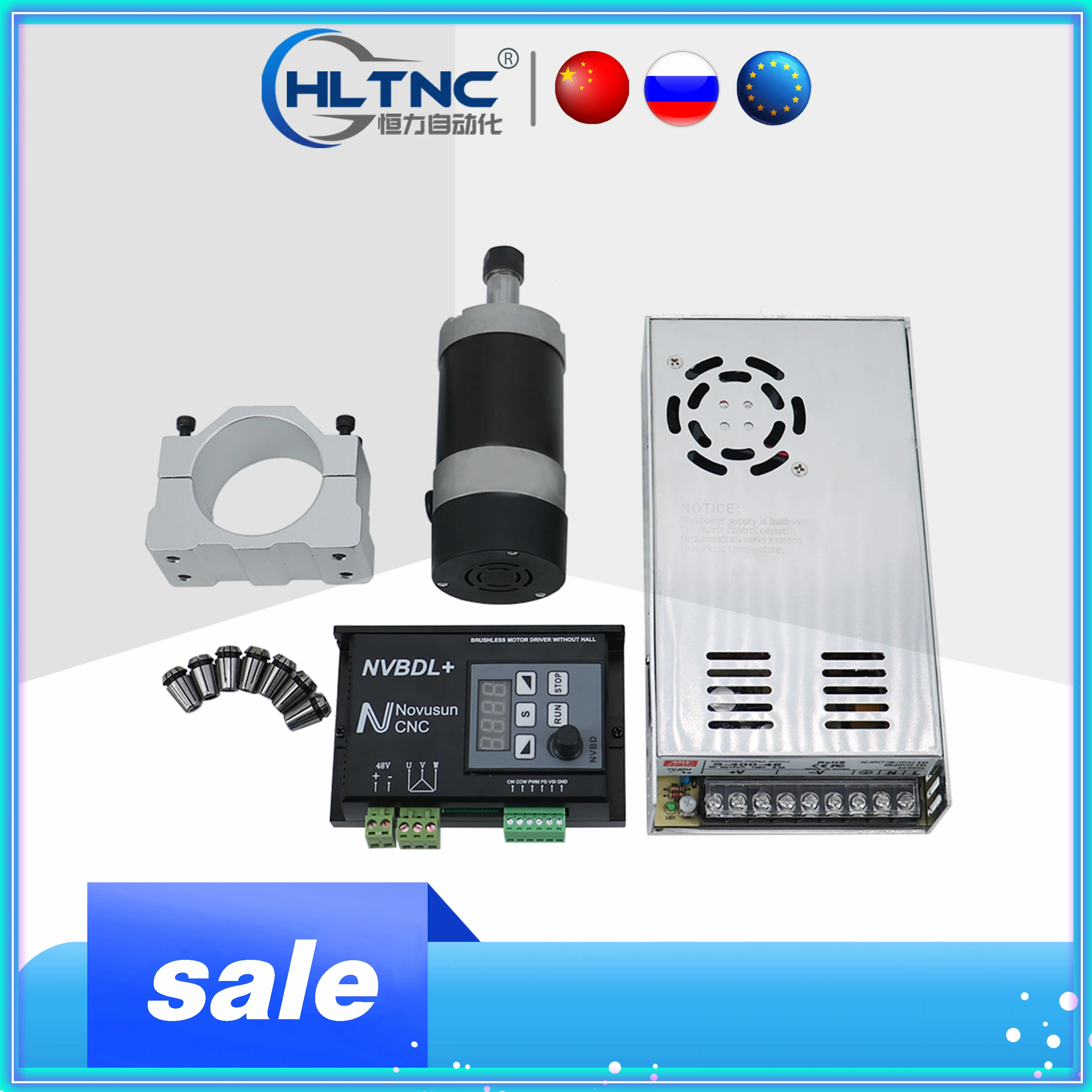 

Шпиндель с воздушным охлаждением ER11, 400 Вт, 500 Вт, 12000 об/мин, нм, с контроллером питания, крепление шпинделя CNC