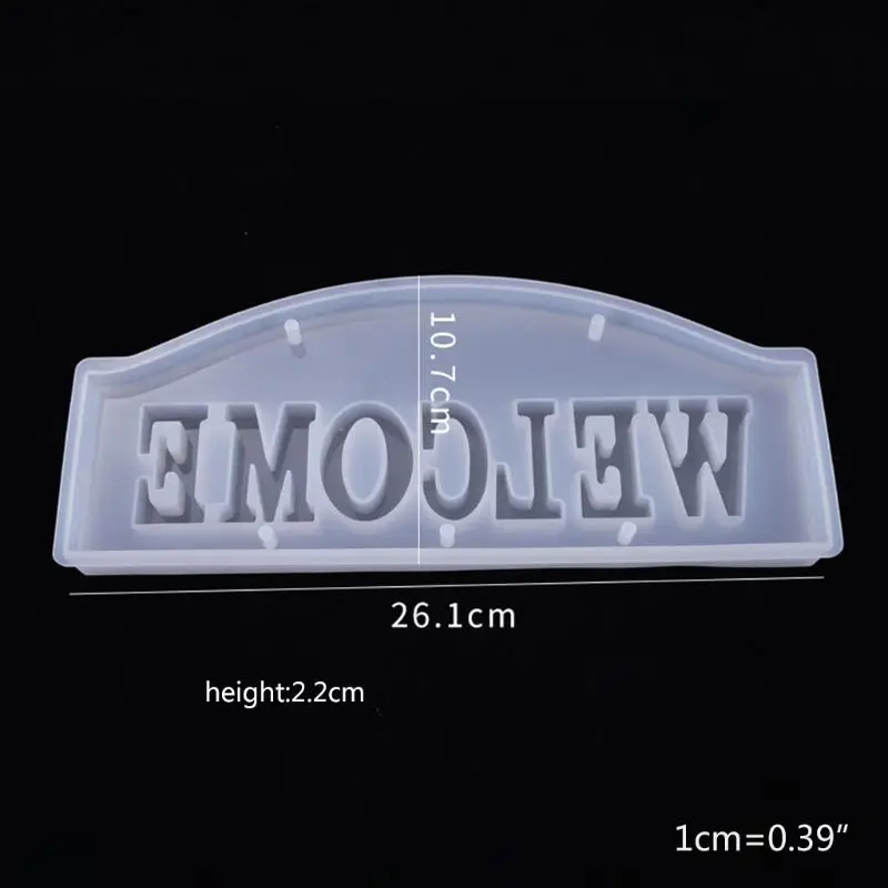 

Crystal Epoxy Resin Mold Letters Shape Casting Silicone Mould Handmade DIY Crafts Decoration Penadant Making Tool