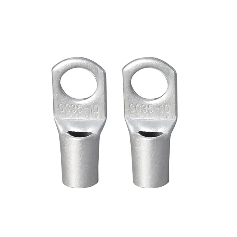 5PCS/10PCS SC 70-10 70-12 Wire Nose Terminal SC70 Bare Copper Battery Block Lugs Hole 70mm Type Crimp Cable Connector | Обустройство