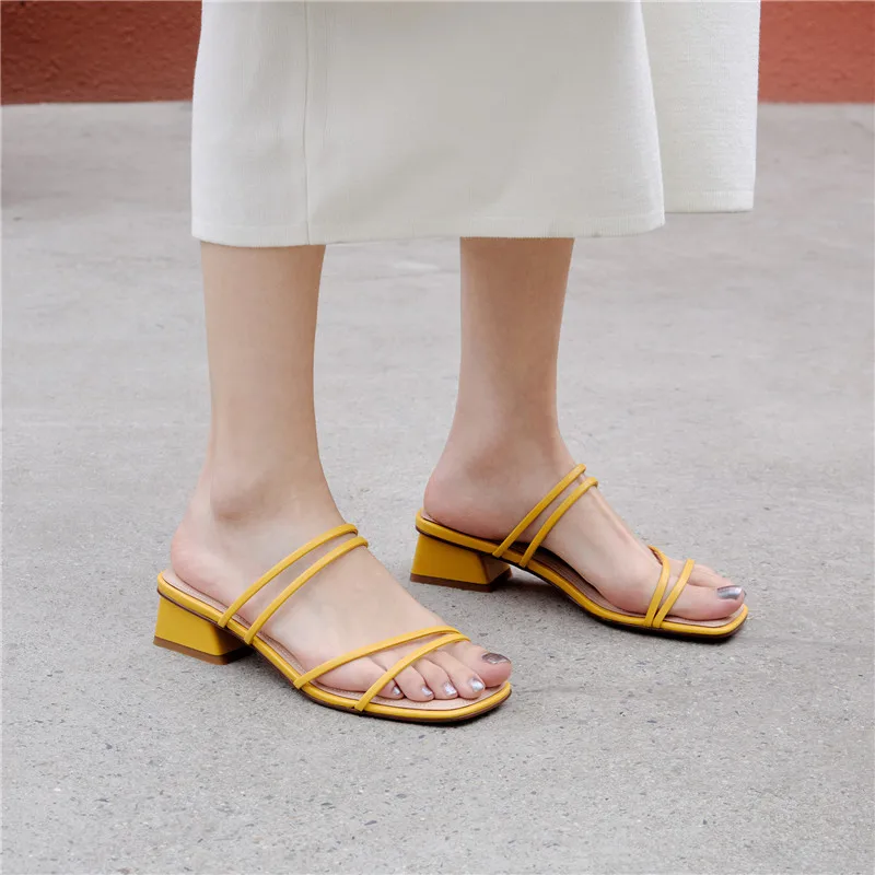 

MEMUNIA 2020 newest top quality women sandals hollow out slip on summer casual shoes fashion low heel sandals woman white