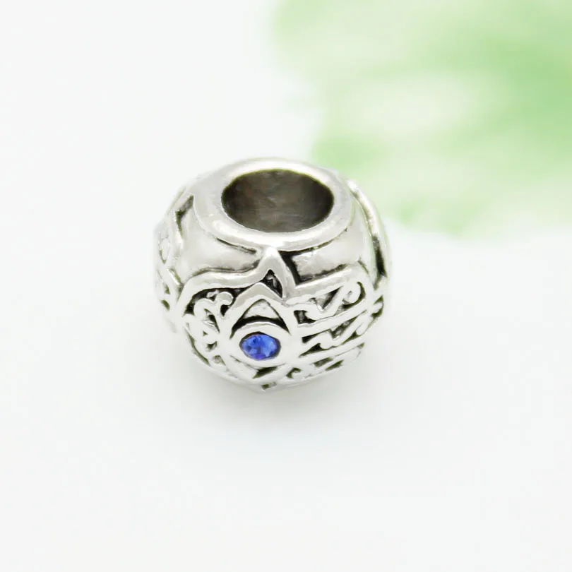 Бесплатная доставка браслет Pandora с синим кристаллом сглаза для рождения|bracelet heart