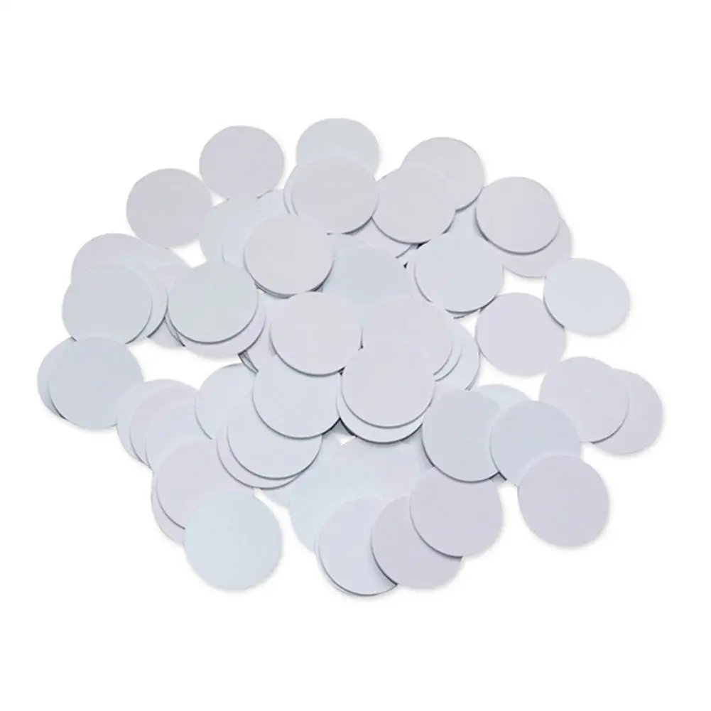 

For Amiibo Card NFC Card Homemade Round Card 215 White Kacerda Ntag215
