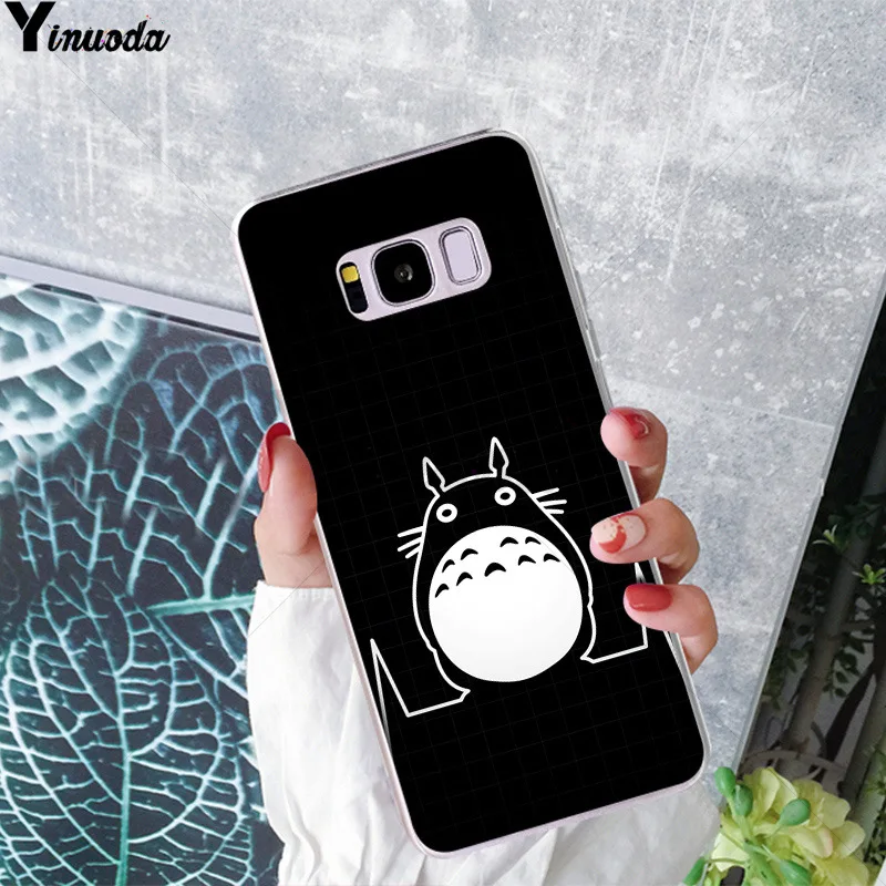 Yinuoda Тоторо Хаяо Миядзаки Красочный милый чехол для телефона samsung S9 плюс S10 S6 S6edge