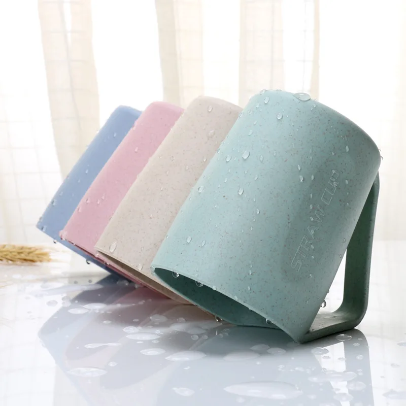 Пшеничная соломенная зубная щетка чашка ванная комната полоскание для рта