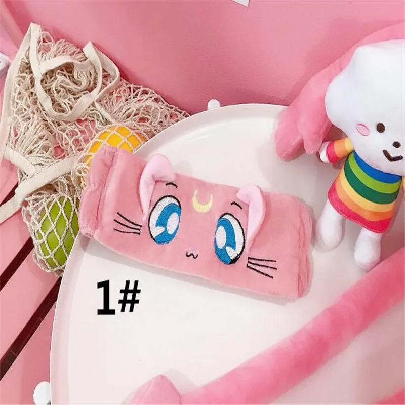 Повязка для волос Звезда Луна Кот аниме девушек повязка Косплей Милая чистка