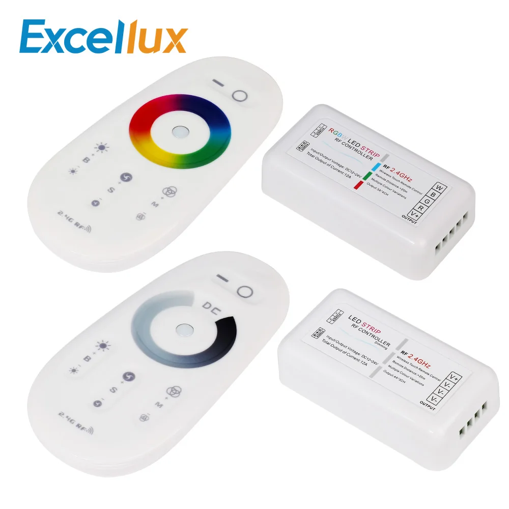 RF 2 4G RGB RGBW контроллер светодиодной ленты Беспроводной пульт дистанционного